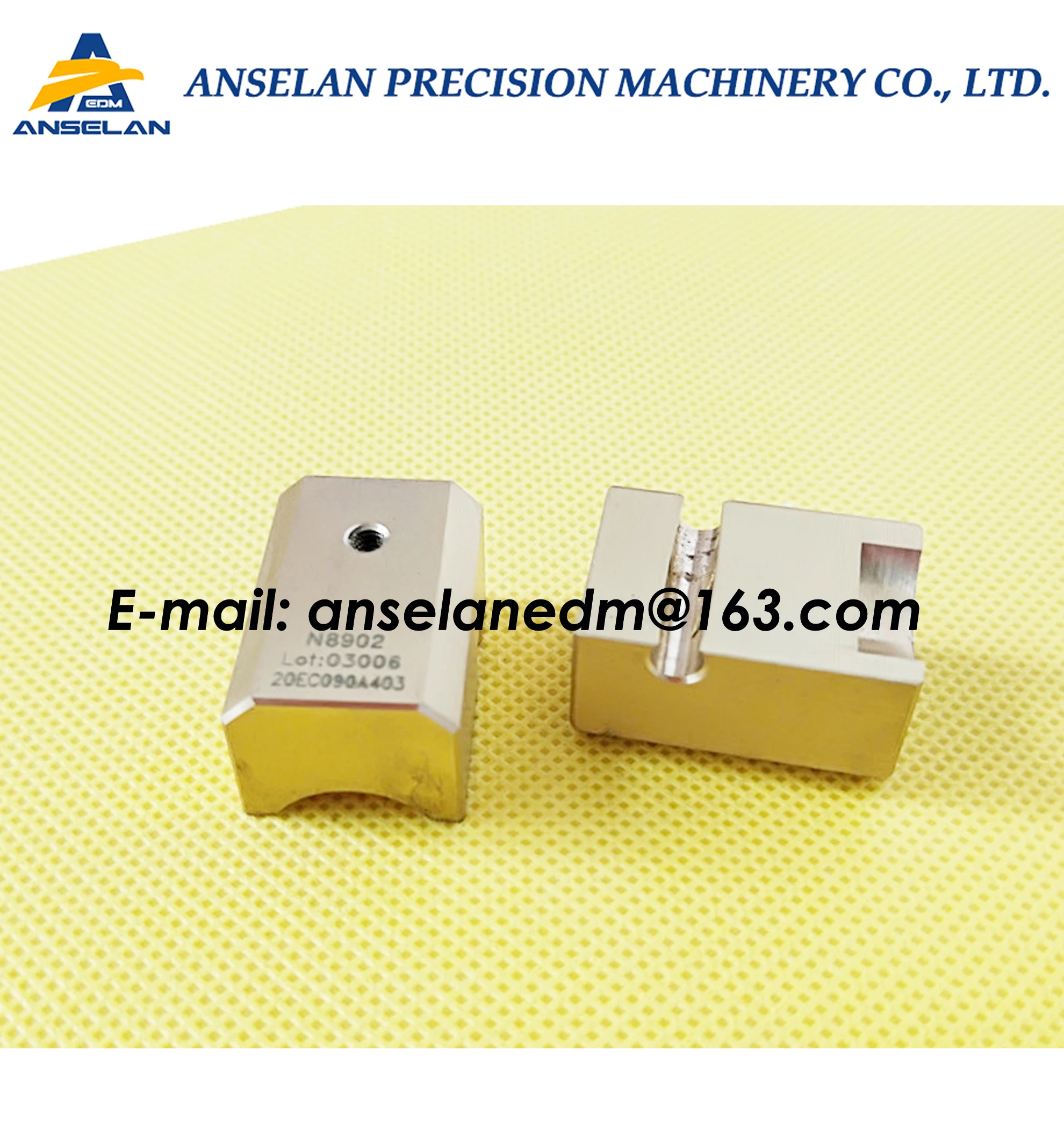 20EC090A403 edm Energizing Block 20EC.090A.403, 20EC090A403=1, edm Pusher Block for Makino CNC Wire EDM Machines