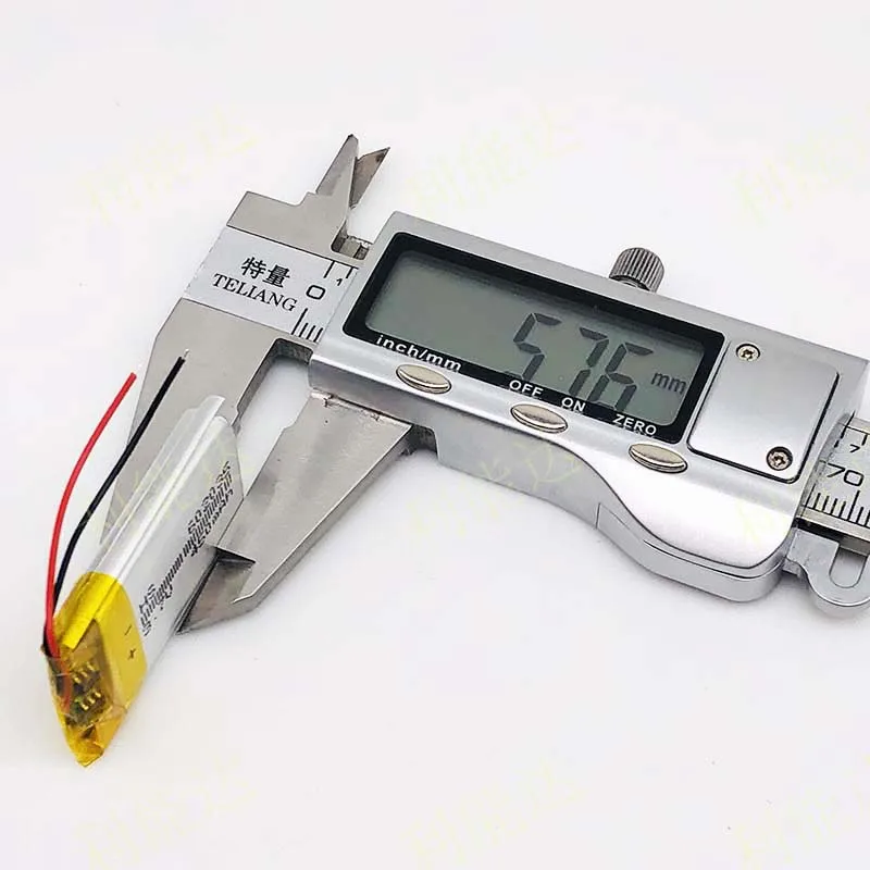 3.7V 602035 450mAh Li-Polymer Battery for Bluetooth Speaker Voice Recorder Point Reading Pen Navigator Rechargeable