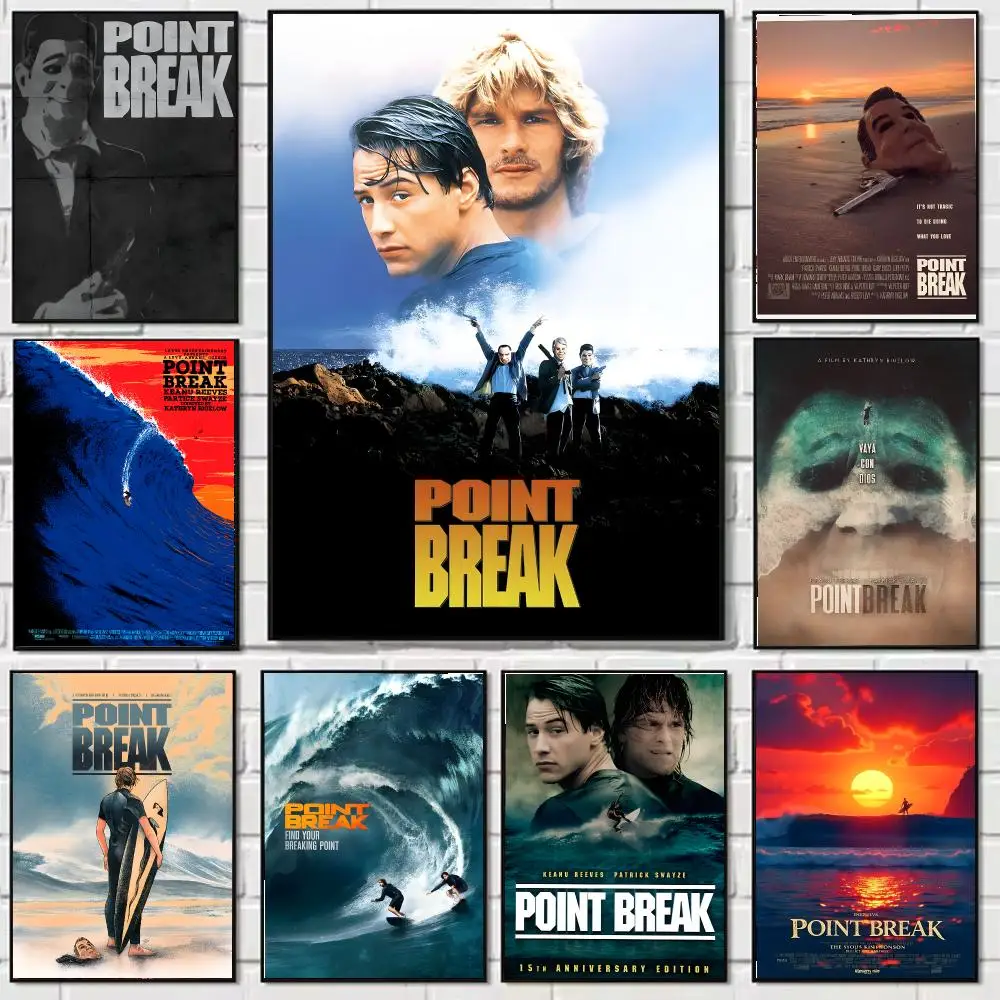 POINT BREAK Poster Self-adhesive Wall Mural Art Waterproof Sticker For Bar Room Decor High Quality Print Gift