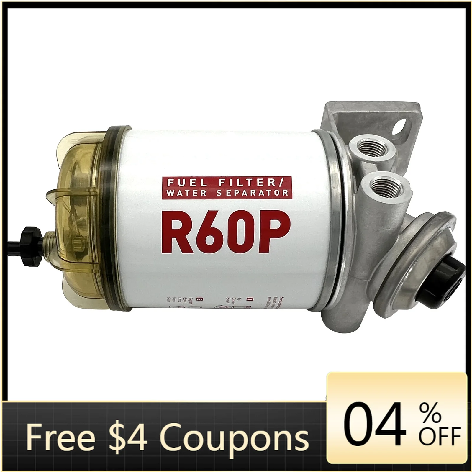 

STLF ISURE Marine Fuel Filter Oil-water Separator R60P Fuel Water Filter Marine and Automotive Engine Parts