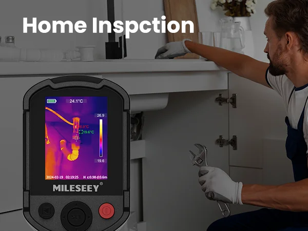 MILESEEY Thermal Imaging Camera 320x240 Resolution TR20 PRO Thermal Camera 50Hz High Refresh Rate with Video Recording