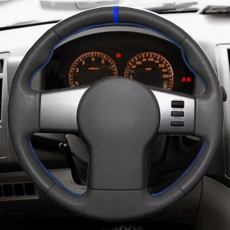 

Car Interior Steering Wheel Cover Hand Braid Perforated Leather Trim For Nissan Pathfinder III Frontier Navara Xterra 2005-2015
