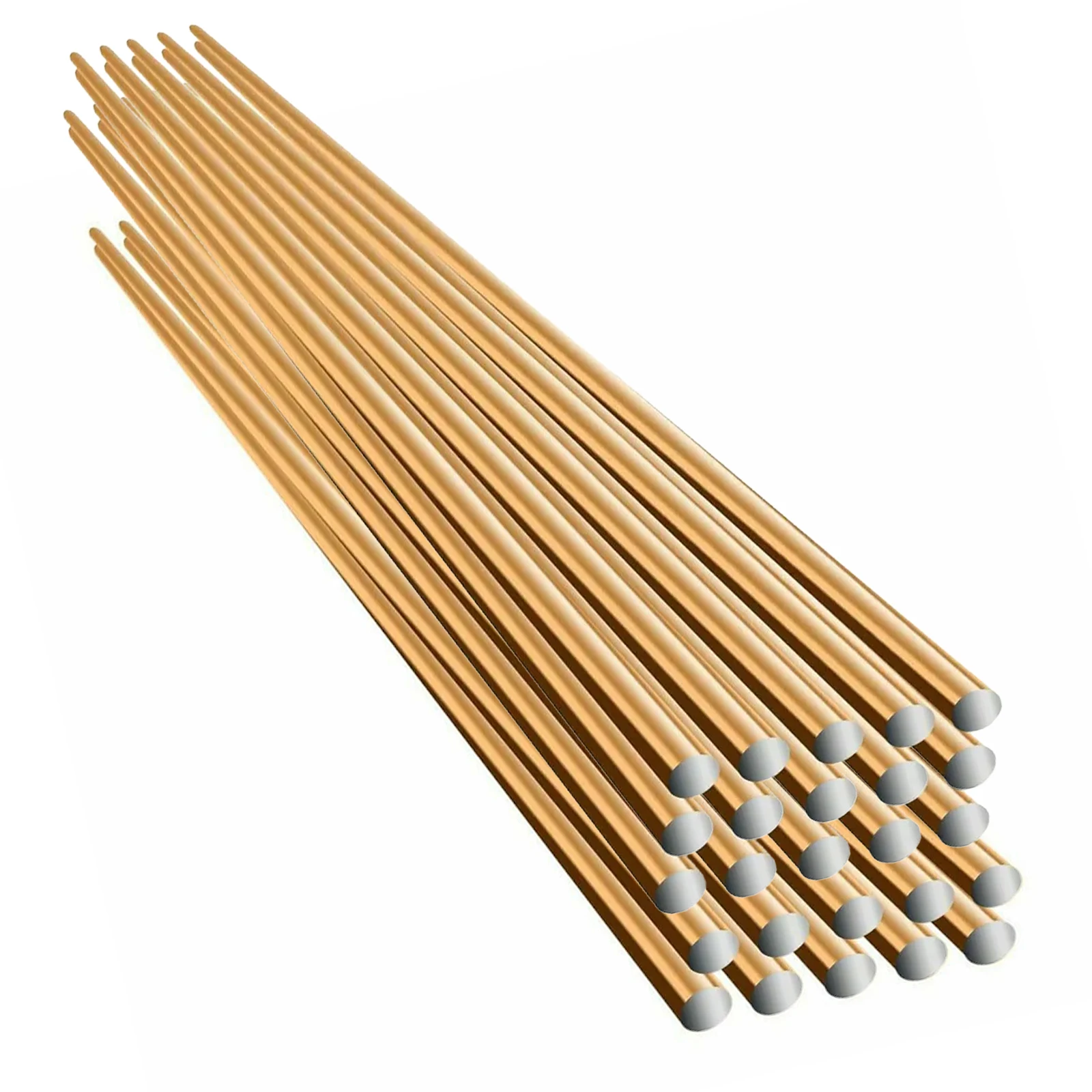 

25PCS 2.5/3mm Brazing Rods Welding Rod Brass Solder Welding Rod For Oxyacetylene Gas Welding DIY Projects Power Tools Accessory