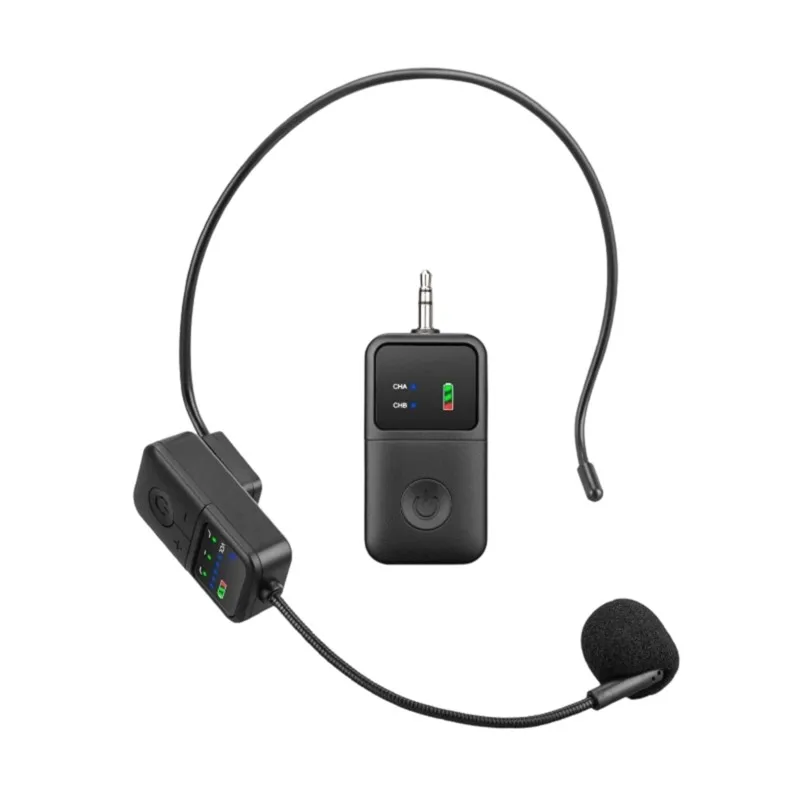 

Беспроводной микрофонный комплект BNVN-Sound Pickup для профессиональных сценических выступлений, 2.4G, с передатчиком и приемником, головной дизайн