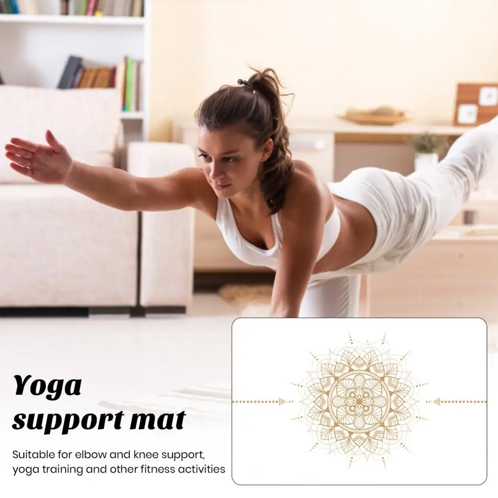 High-density Yoga Mat Premium Rubber Yoga Mat for Ultimate Comfort Support Super Soft Thick Wear Resistant Design for Anti-slip