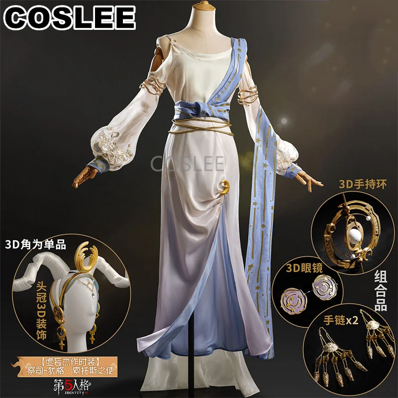 COSLEE Identity V Fiona Gilman Cosplay Costume Game Suit Fashion Gorgeous Dress Halloween Party Outfit Women Uniforms S-XXL New