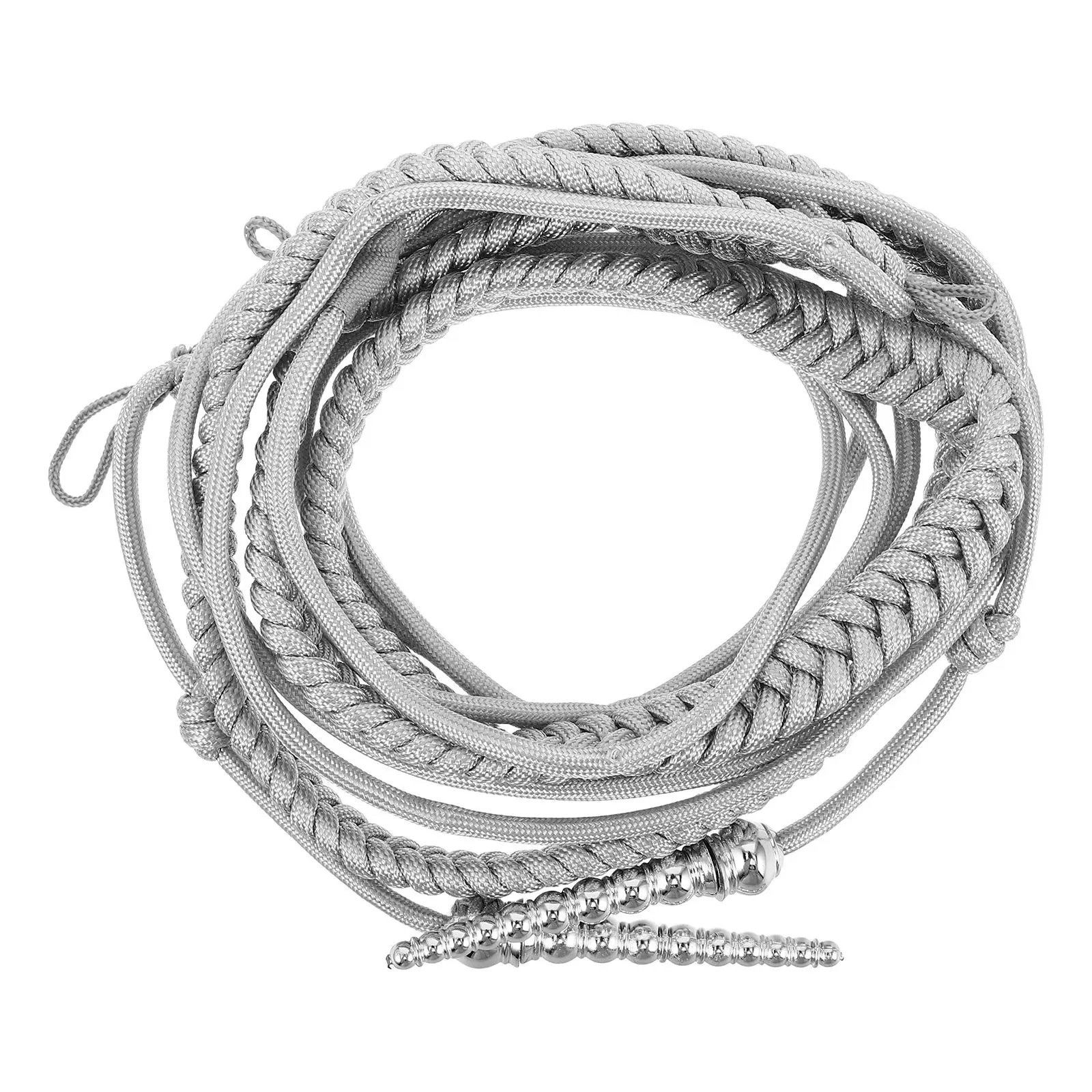 

Band Security Straps Epaulettes Gold Aiguillette Embellishments For Clothing Cord Cosplay Braided Tassel Grey Embellishments Hat