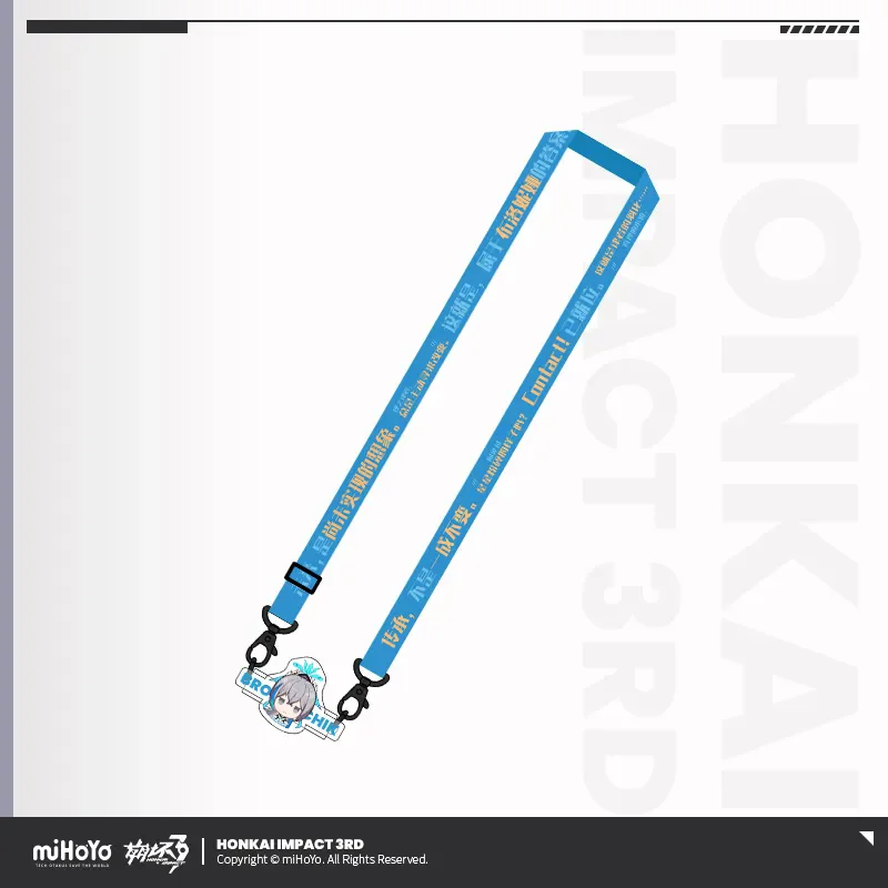 Game HonkaiImpact3 official chibi series line cell phone cord fourth round game peripheral DIY accessories