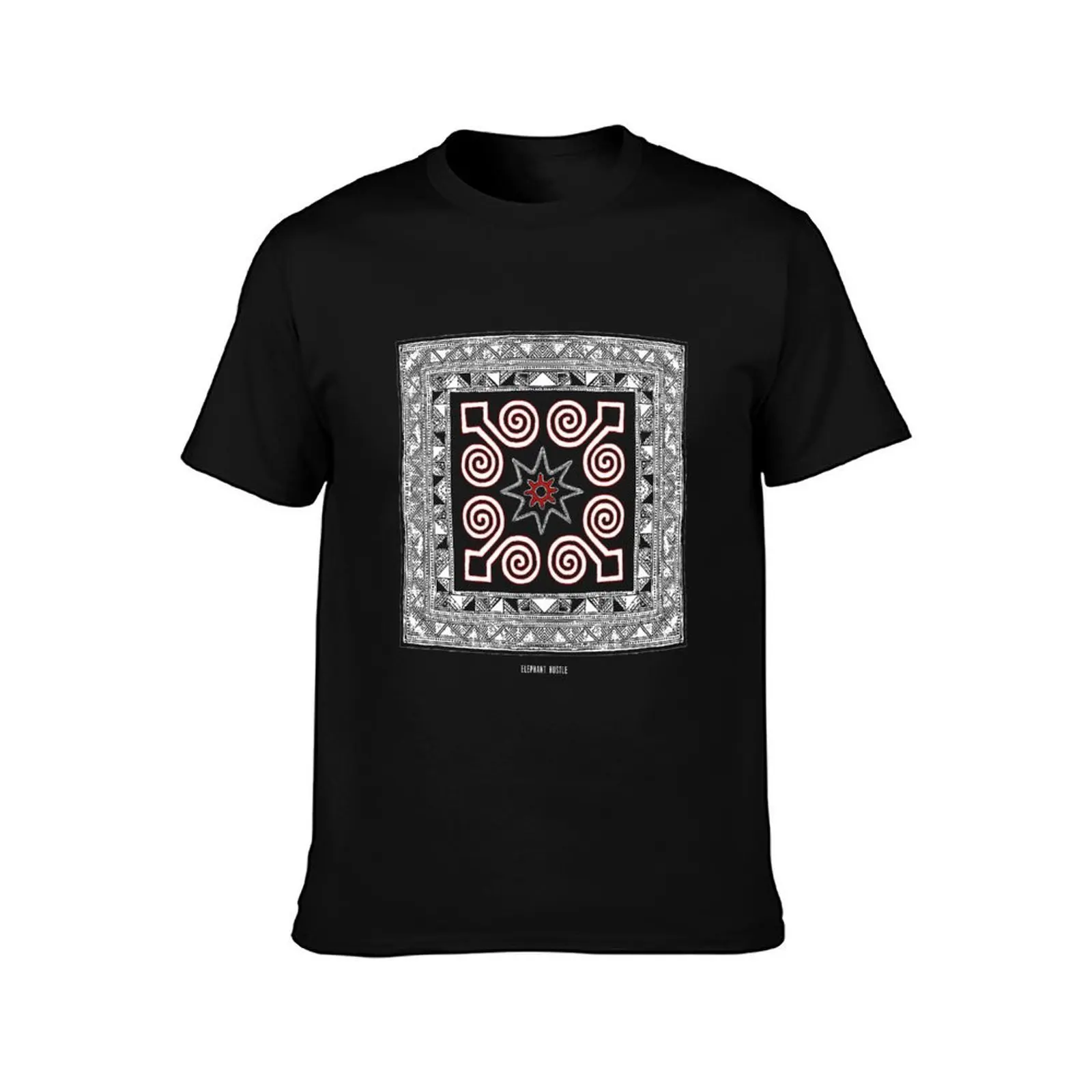 Wisdom, Hmong Inspired T-Shirt Work Wear Simple Tee Shirt T-Shirt