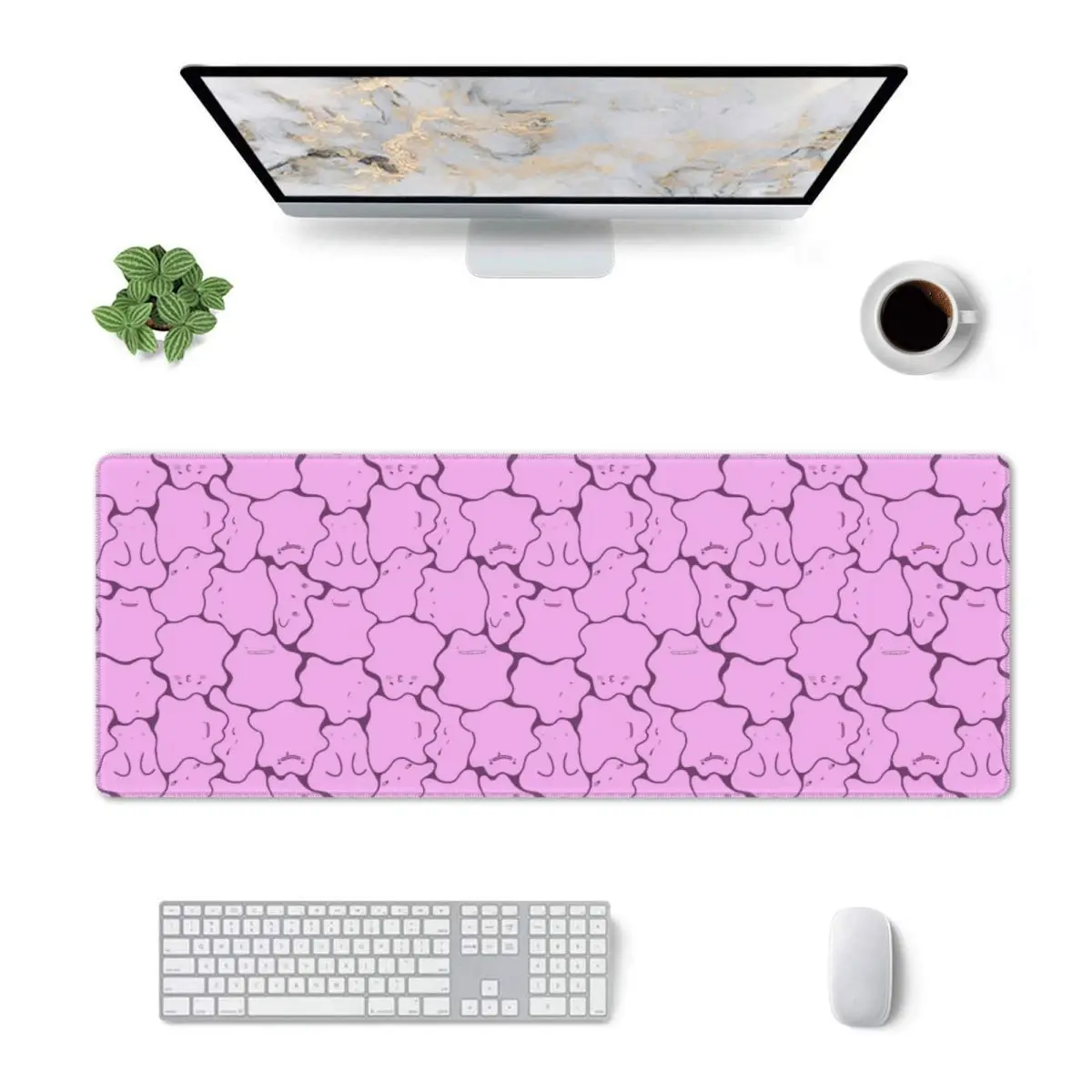 Large Mouse Pad Ditto Pattern (no Shiny) Gamer PC Laptop Mats Keyboard Carpet Computer Gaming Office Accessories Desk Mat