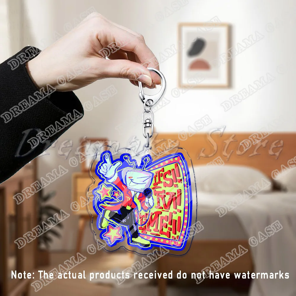 Deltarune Tenna المفاتيح اكسسوارات حقيبة Charms Undertale السيد Tenna هوائي Lanino ميمي سلاسل المفاتيح Keyrings مجوهرات المشجعين هدية