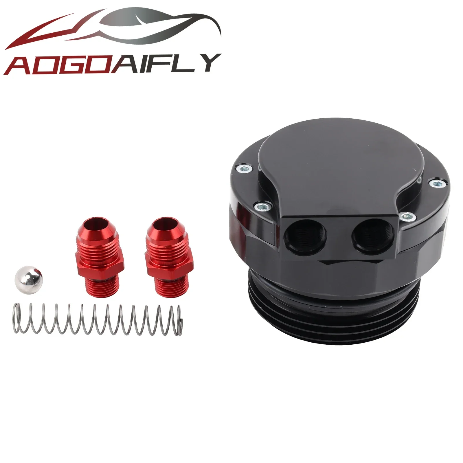 3.0L Tdi EA897 EVO Engines Oil Cooler Filter Cover Cap Billet Aluminum for VW Amarok Touareg for Audi A4/S4/RS4 (B9/8W)