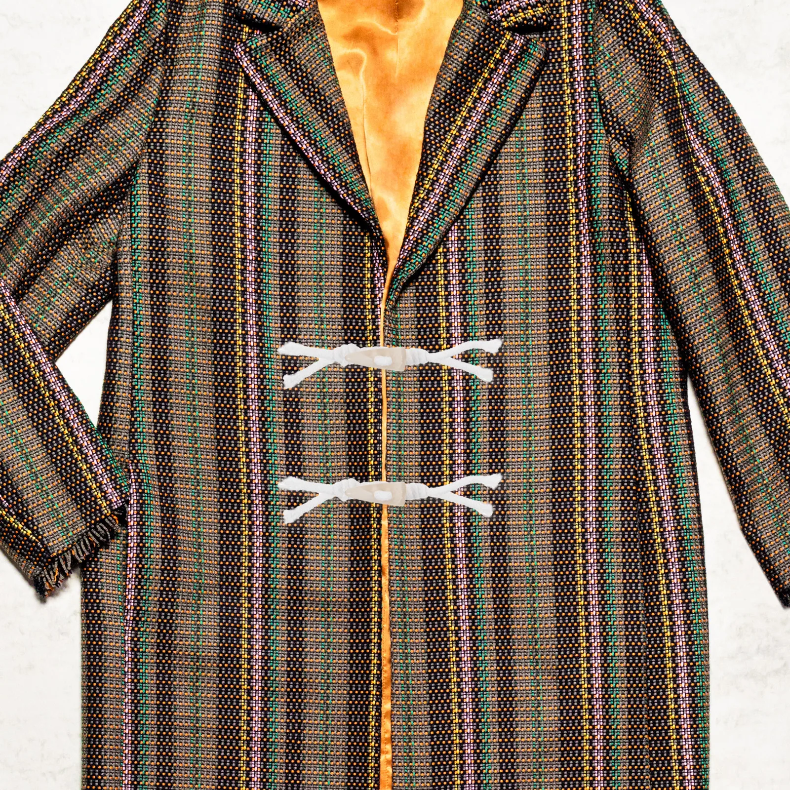 

Cashmere Coat Horn Toggle Buttons Rope Buckle Clasp For Sweater Jacket Closure Stylish Elegant Clothing Fastener