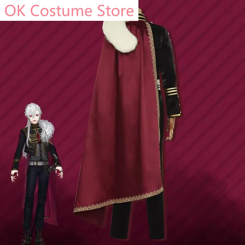 Anime Vtuber Nijisanji Gamers Kuzuha Game Suit Noble Clothing Uniform Cosplay Costume Halloween Party Outfit S-3XL