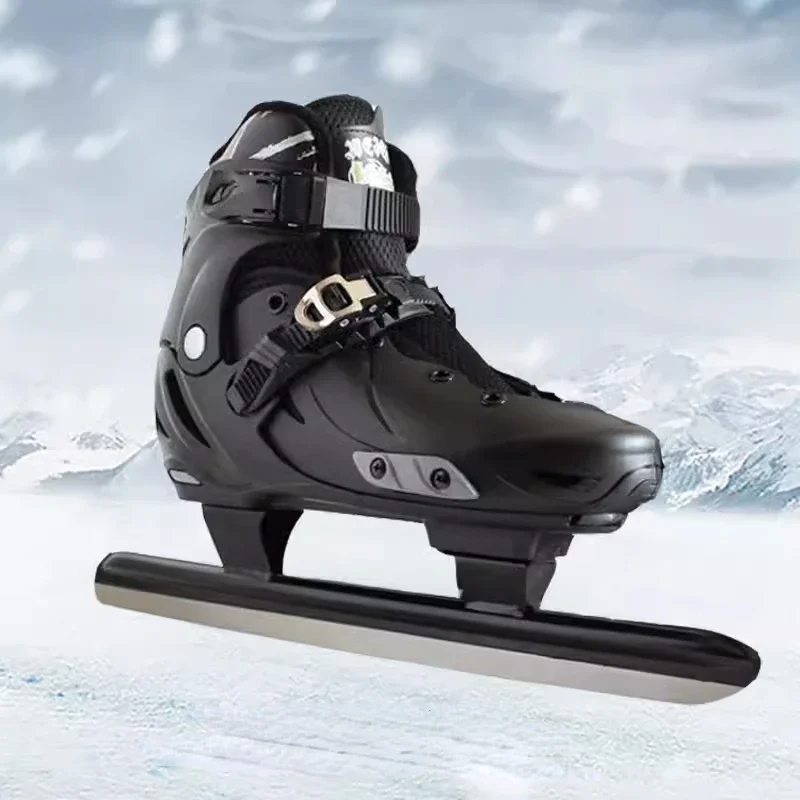 아이스 하키 Adjustable Size Ice Skates Hockey Shoes Youth Adult Thicken Thermal Warm Roller Skates Speed Skating Ice Skating Shoes