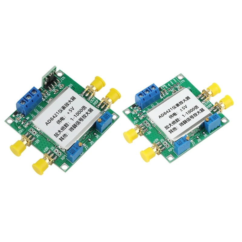 

AD8421 Amplifier Module Instrumentation Amplifier Millivolt Microvolt Small Signal With Shielding Box