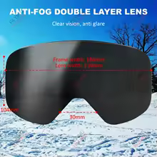 גוגלס Flying Waves בעיצוב Frameless לראייה פנורמית