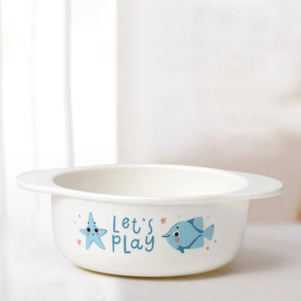 

Baby Feeding Bowl Heat Resistant Durable PP Material Easy to Clean with Handle Safe for Microwaving Baby Bowl Infant Tableware