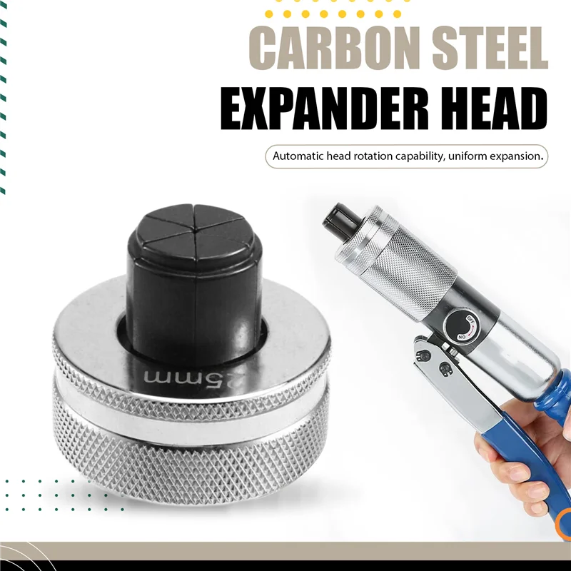 

RTSHE - прочная неменяемая расширительная головка из углеродистой стали, подходящая для трубного расширителя CT-100 или CT-300