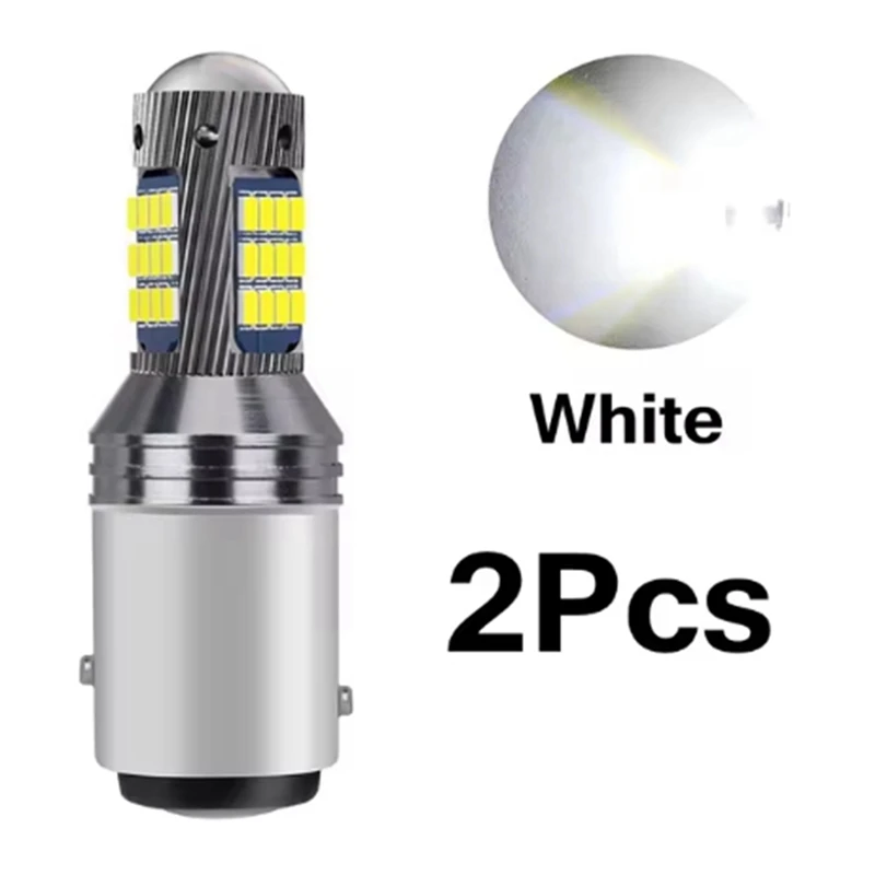 Car 12V Tail Light Brake Light Bulb Turn Signal Rear Fog Light Daytime Running Light 1157 White Light image 4