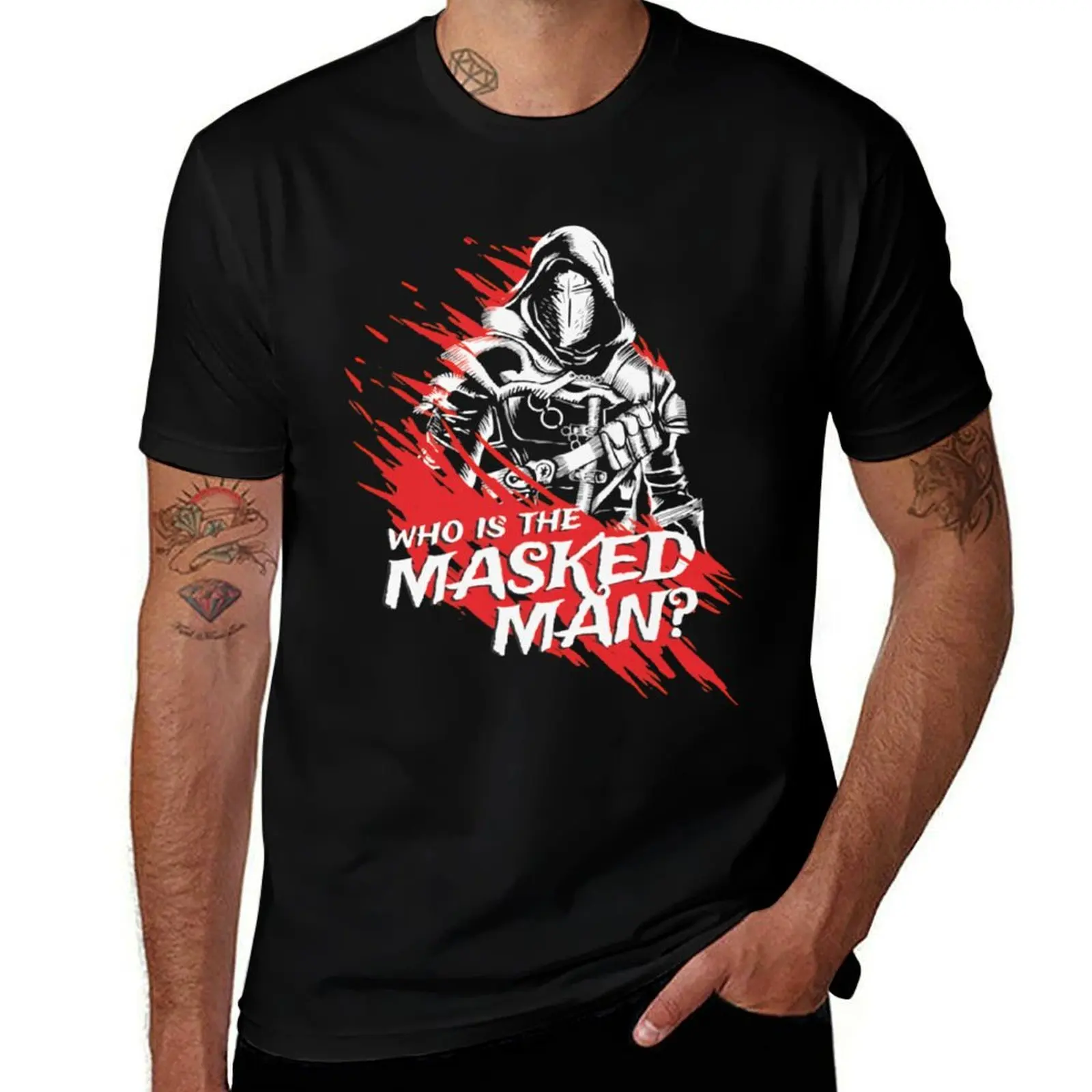 Who is the Masked Man - Mythic Quest T-Shirt Dry Fit Running Short Sleeve Top