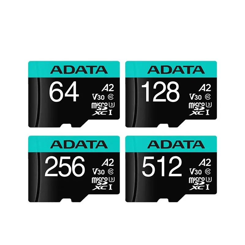 

Карта памяти ADATA с адаптером Premier Pro microSDXC UHS-I Карта 512 ГБ 256 ГБ 128 ГБ 64 ГБ Карта Micro SD U3 V30 A2 TF для ПК