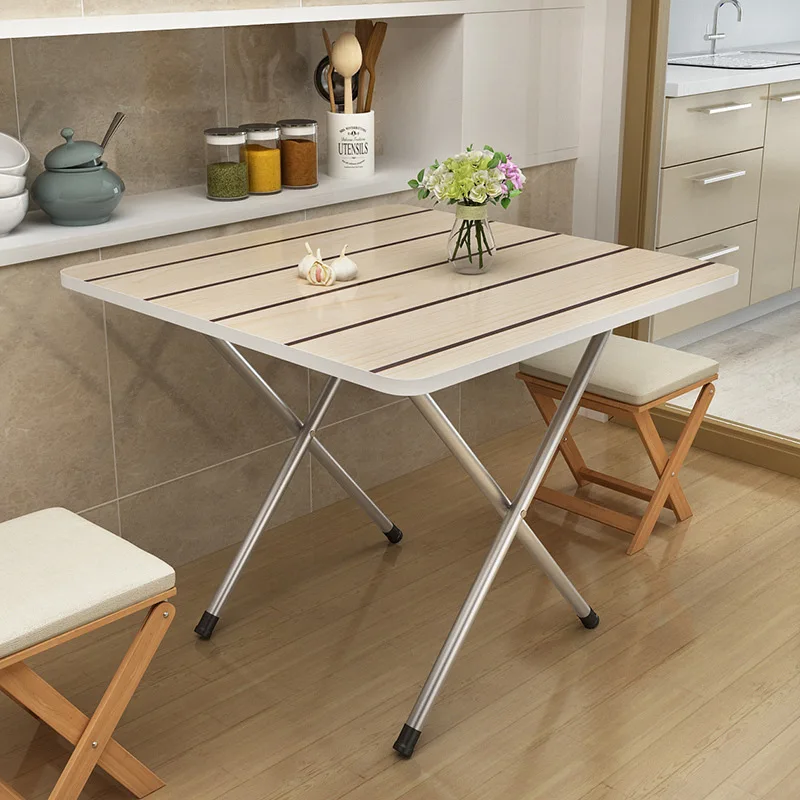 

Simple Household Small Apartment Table, Convenient Food Stall Table, Outdoor Folding Table