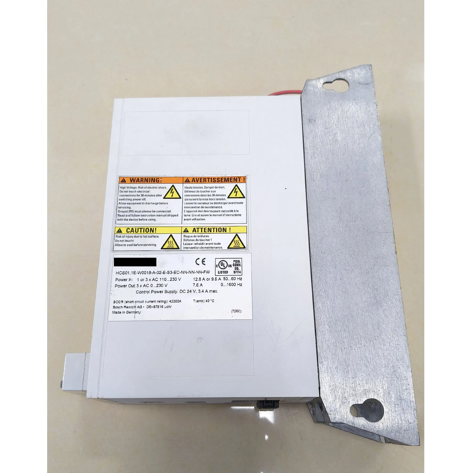 Servo Drive HCS01.1E-W0018-A-02-E-S3-EC-NN-NN-NN-FW com garantia