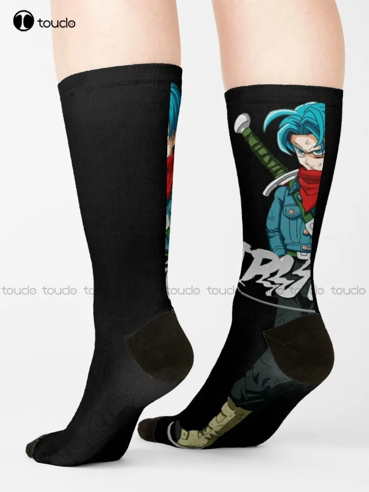 Future Trunks Premium Socks Soccer Socks Women Unisex Adult Teen Youth Socks 360° Digital Print Harajuku Streetwear Gift Retro