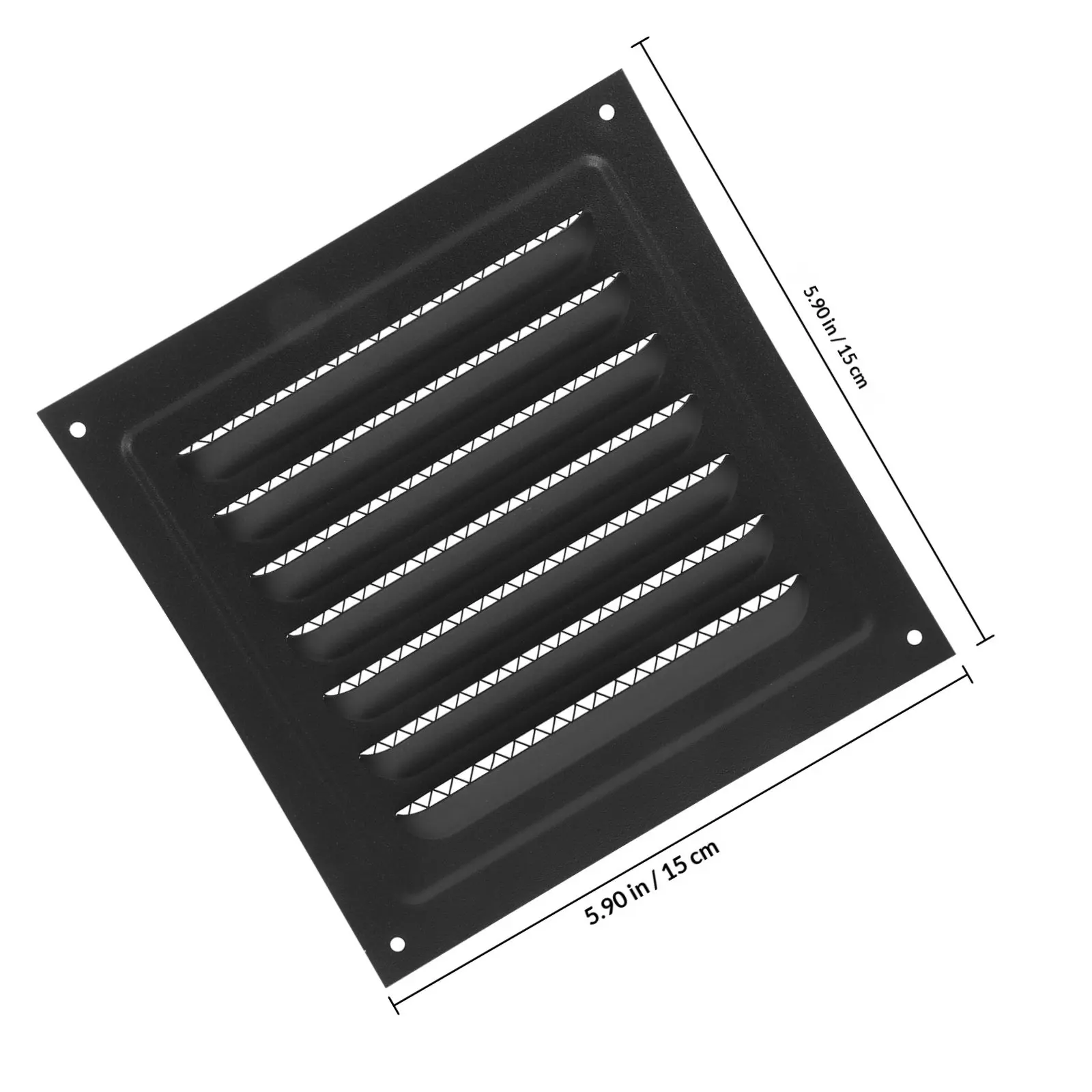 Metal Wall Vent Cover Stylish Weather Resistant Ventilation Screen for Exterior Walls Garage Attic Apartment Wall Mounted Air