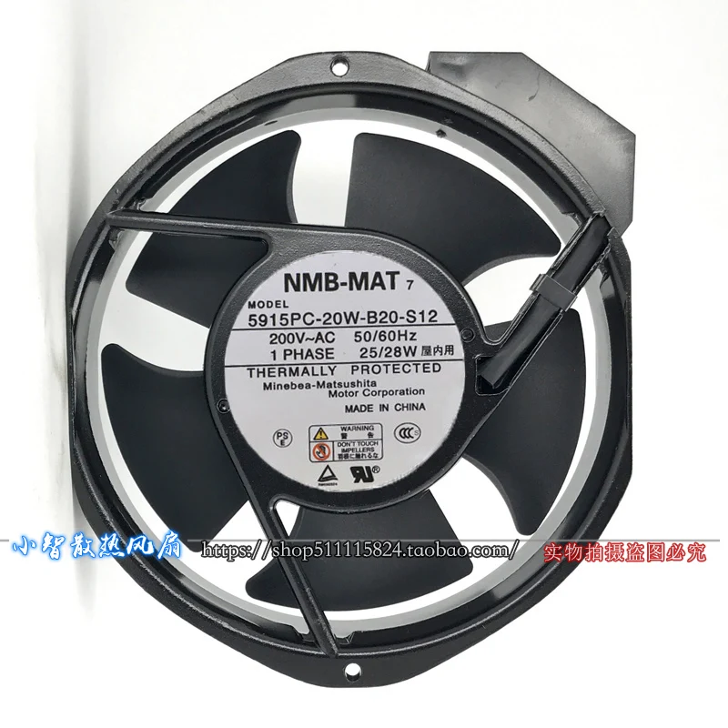 

ORIGINAL 5915PC-20W-B20-S12 200V 17238 172*172*38mm NEW COOLING FAN RADIATOR