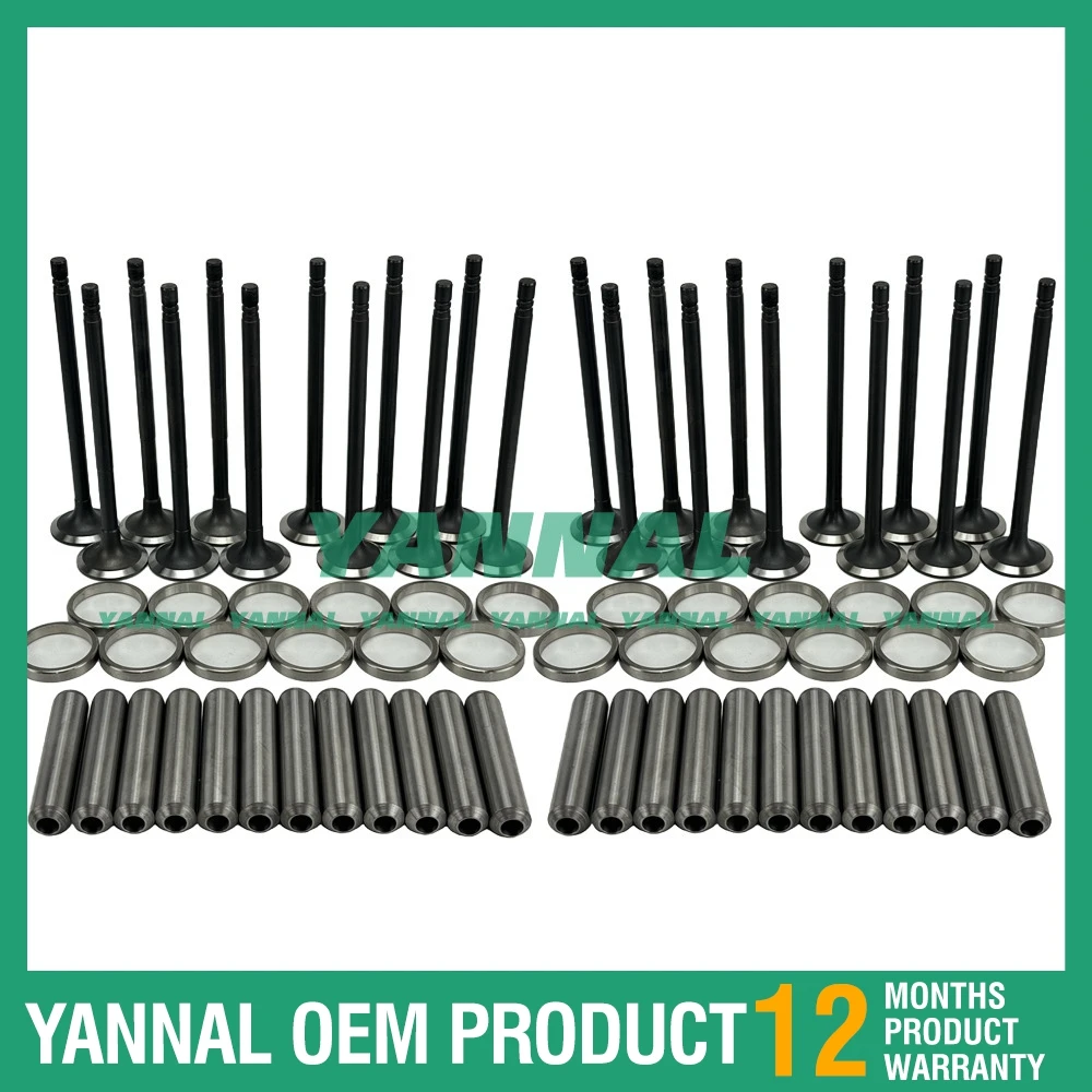 

Комплект клапанов для деталей двигателя экскаватора Cummins NH220