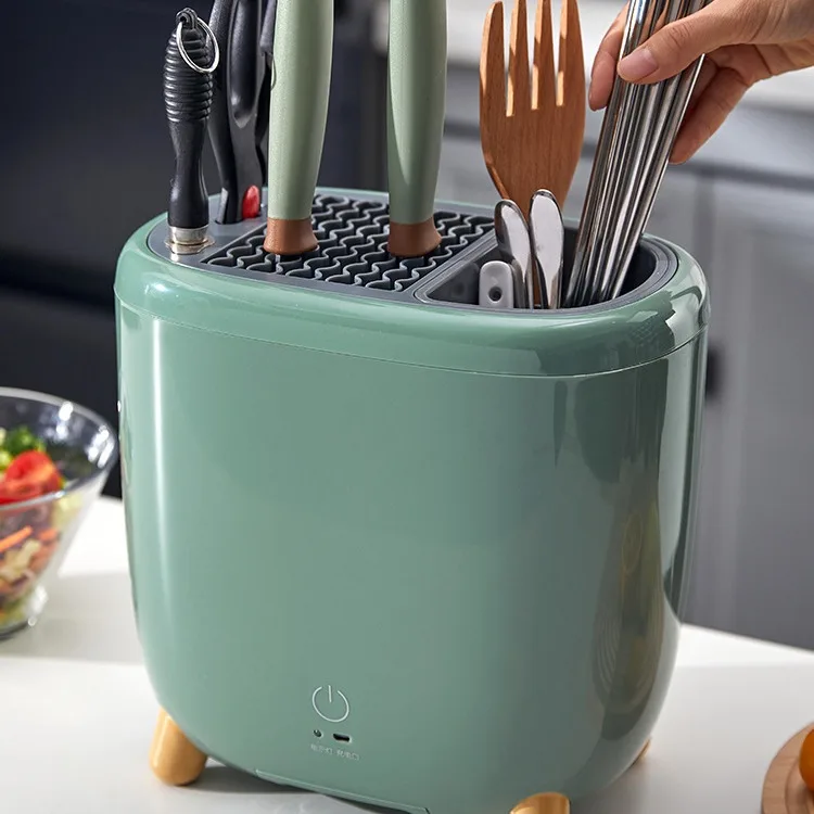 

nt Disinfection Dryer Knife Ra Kitchen Storage elf Inteated Plastic Kitchen Utensils Home Use Knife Holder