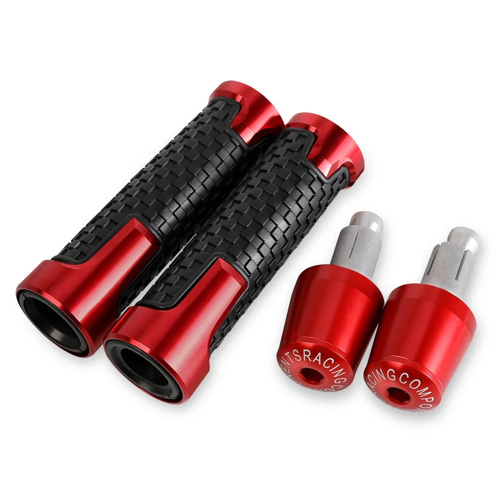 

7/8'' 22mm Motorcycle Handlebar Grips Ends Handle Bar Cap Grip End Plugs FOR SUZUKI GSR 750 600 400 GSR400 GSR600 GSR750