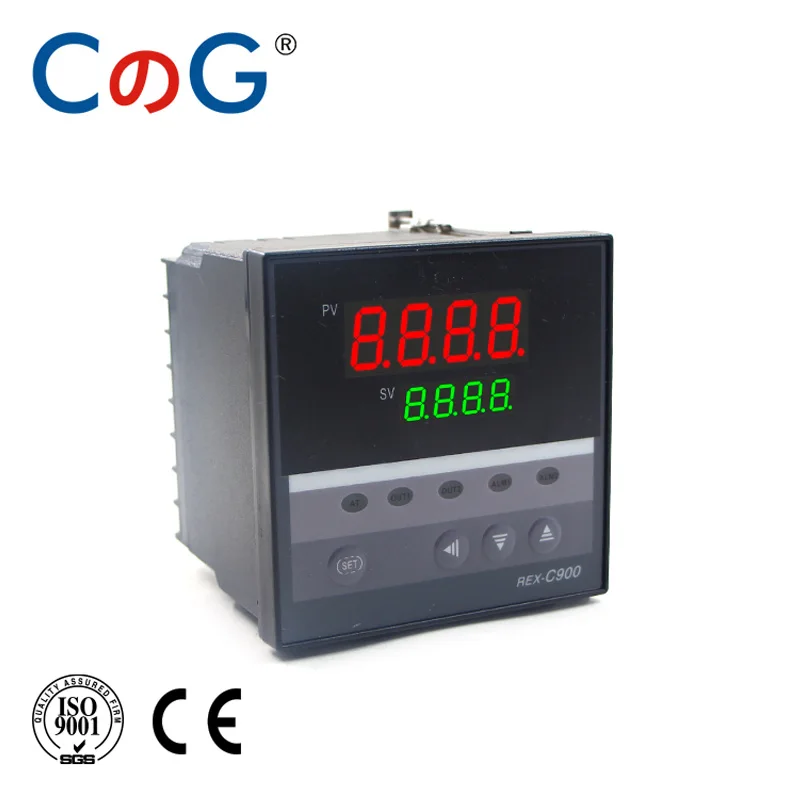 CG 72*72mm K J PT100 REX Series PID Digital Temperature Controller AC110-240V Alarm Multiple Input Relay SSR Output Thermostat