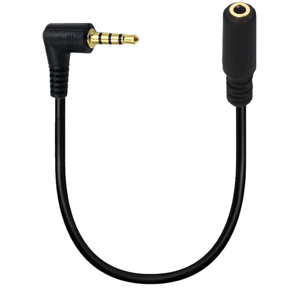

90 Degree Elbow Four Pole 3. [] 5mm Male To Female 3. [] 5mm Headset Extension Audio Cord 3. [] 5mm Audio Extension Cord