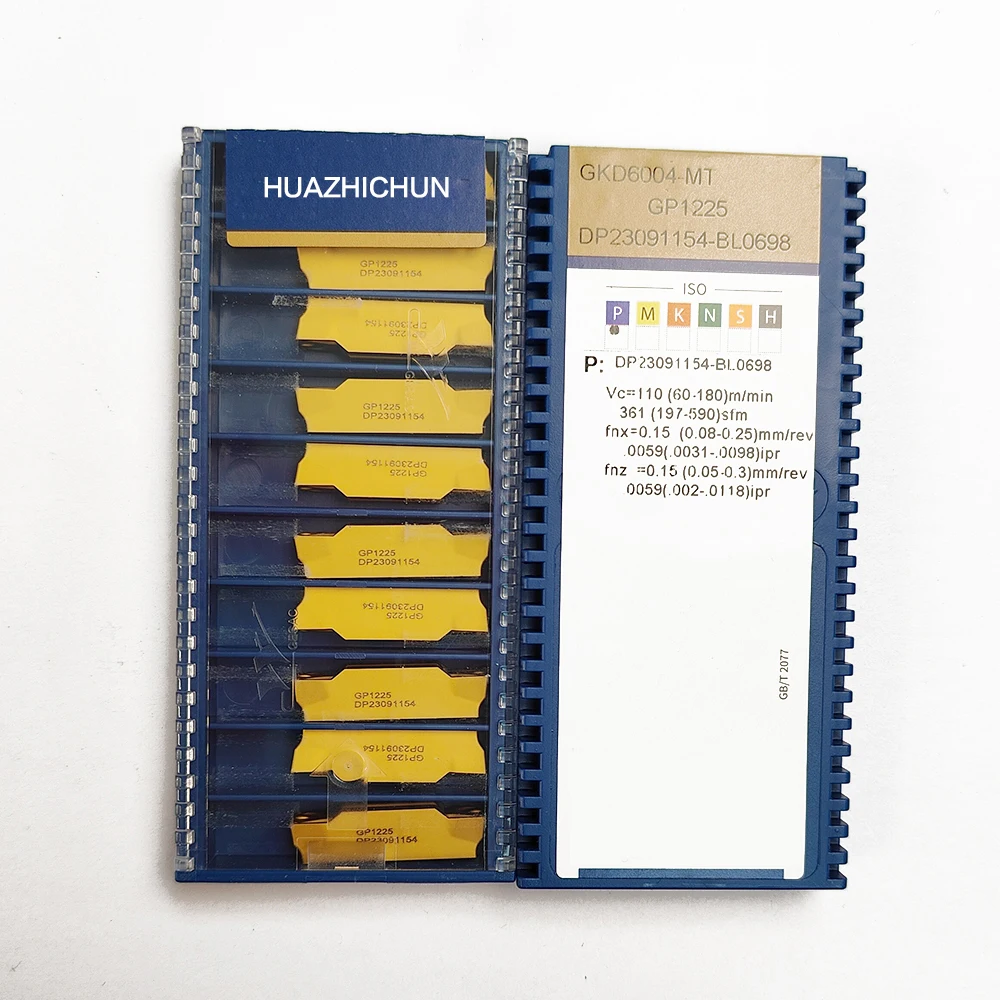 

HUAZHICHUN GKD6004-MTGP1225 carbide inserts cutters blade