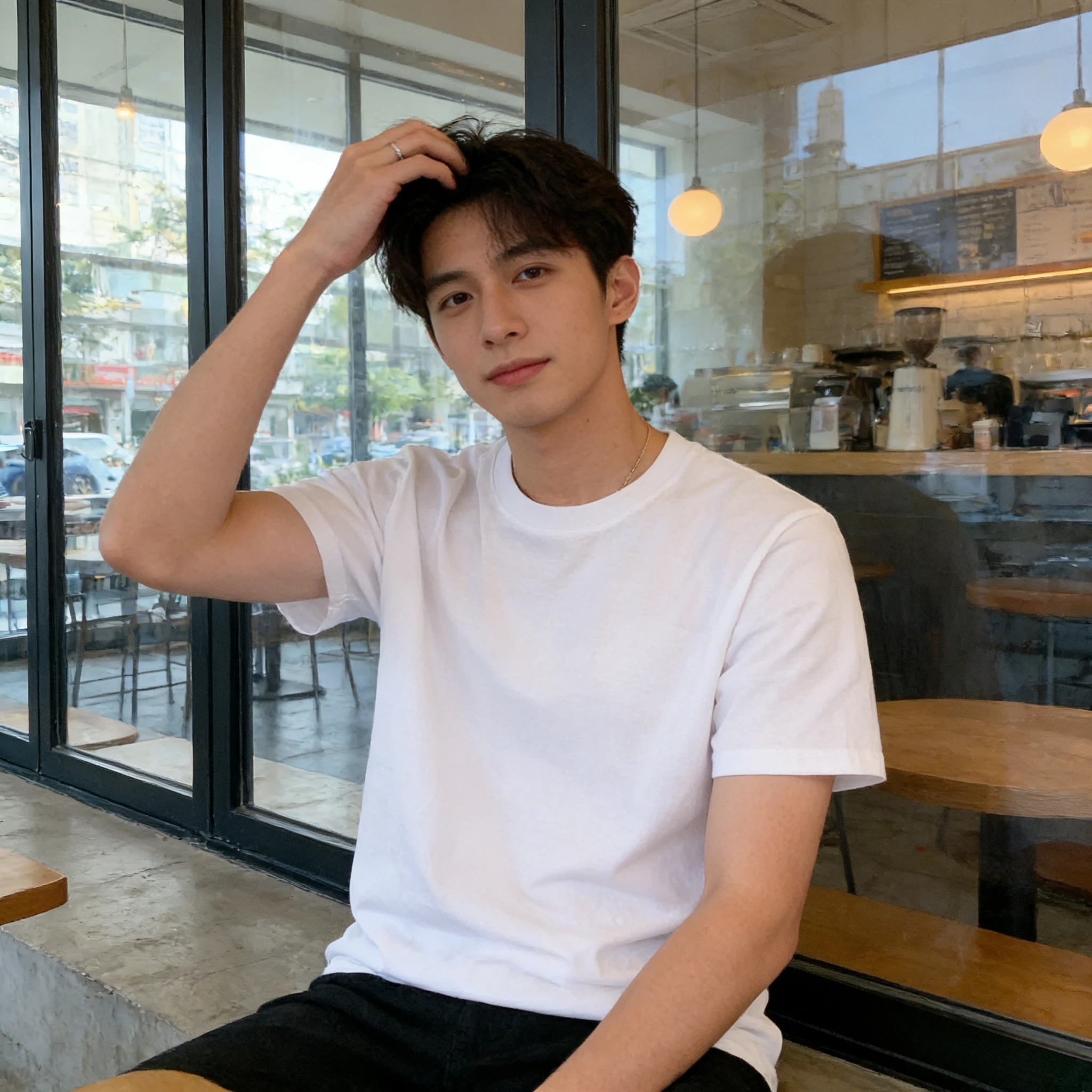 

2026 Summer Men Women Solid Color Blank Cotton T-shirt O-neck Short-Sleeve Couple Tee Tops Comfortable Casual Family Clothing