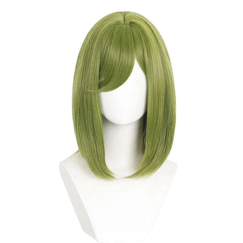 ورشة عمل سحرية للقبعات المدببة كوكو شعر مستعار كوسبلاي شعر بشري محاكاة فروة الرأس مركز جزء طويل شعر مستعار مستقيم