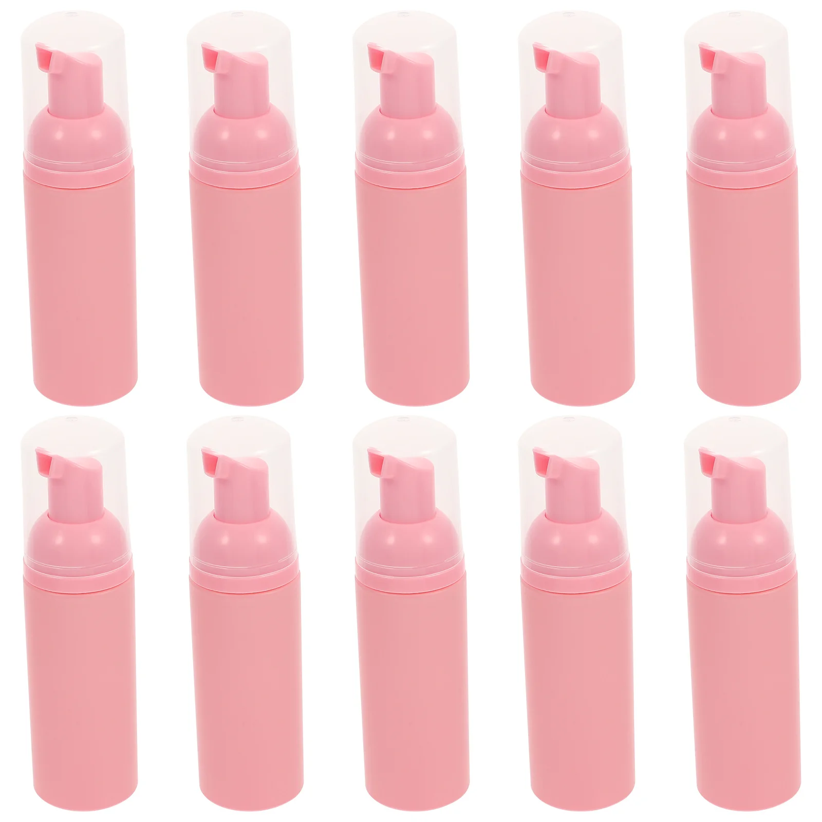 Dispensador de garrafa de bomba de espuma, recipientes de shampoo recarregáveis, design fácil de imprensa, garrafa de bomba de espuma, dispensadores de sabão de espuma com 10 peças