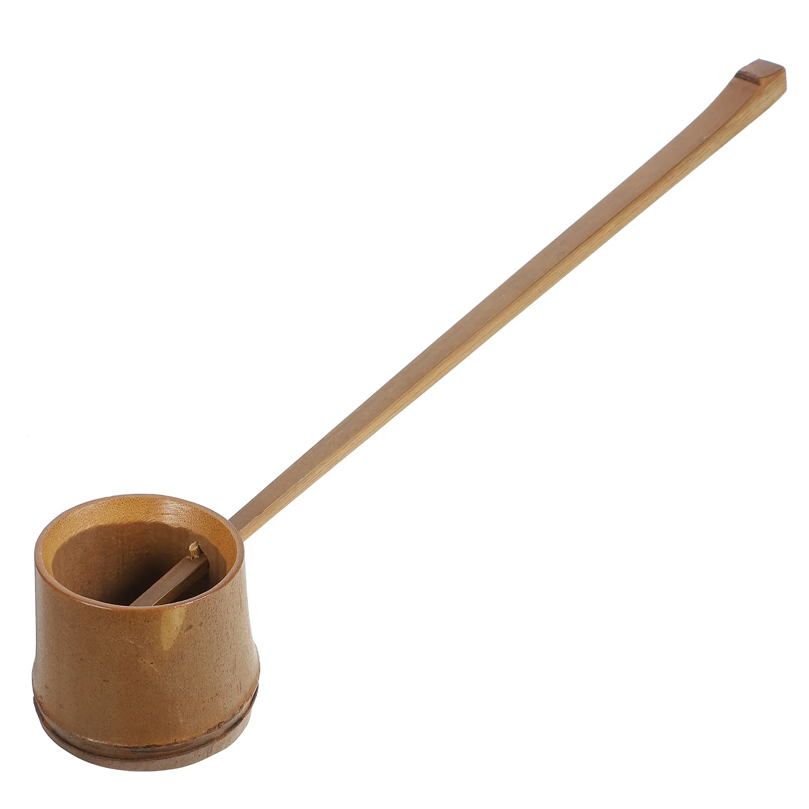 Bamboo Water Scoop Wine Ladle Large Bamboo Watering Spoon Kitchen Scoop Garden Ladle Beer Pouring Tool Home Water Dipper