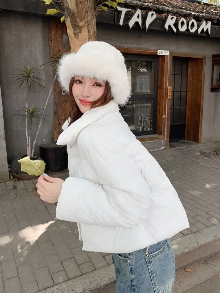 

Парки женские Femme зимние из полиамидной изоляции на кнопках с длинной молнией и рукавами реглан с двойным карманом в стиле хип-хоп, современная уличная одежда, модные