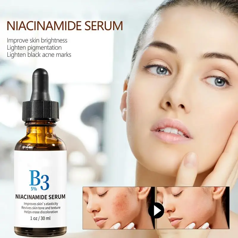 

Niacinamide Face Serum Brightening Freckles Serum Dark Spot Remover Facial Serum Skin Care Blemish Repair Essence Moisturizing