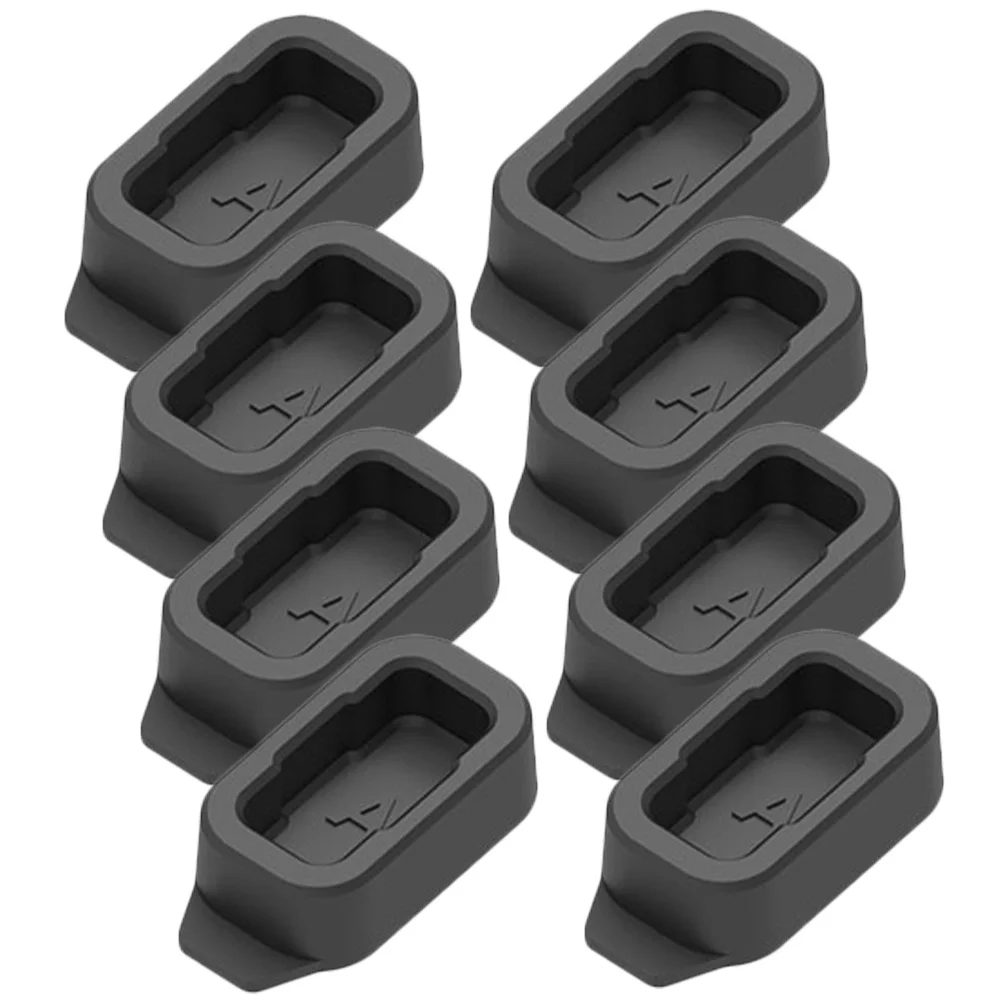 

8Pcs Watch Charging Port Dust Plug Silicone Reusable Waterproof Caps for Smartwatch Against Moisture Sand Fluff