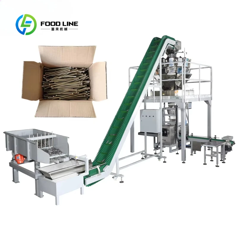Customized Electric Paper 25kg Box Carton Case Automatic Screw Filling Packing Machine Fastener Hardware Cartoning Line