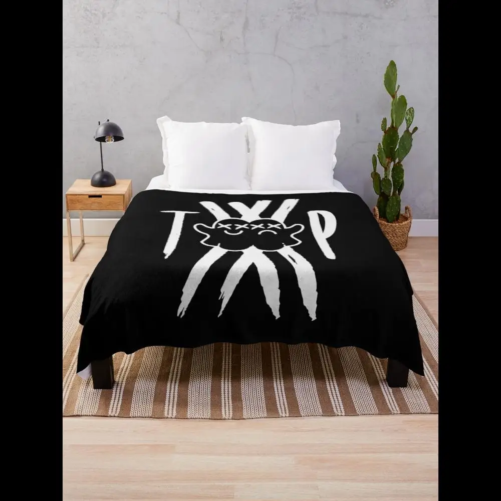 Twin Size Ghost Gang Überwurfdecke aus weichem, gemütlichem Plüsch für Couch oder Bett, perfekt für paranormale Fans
