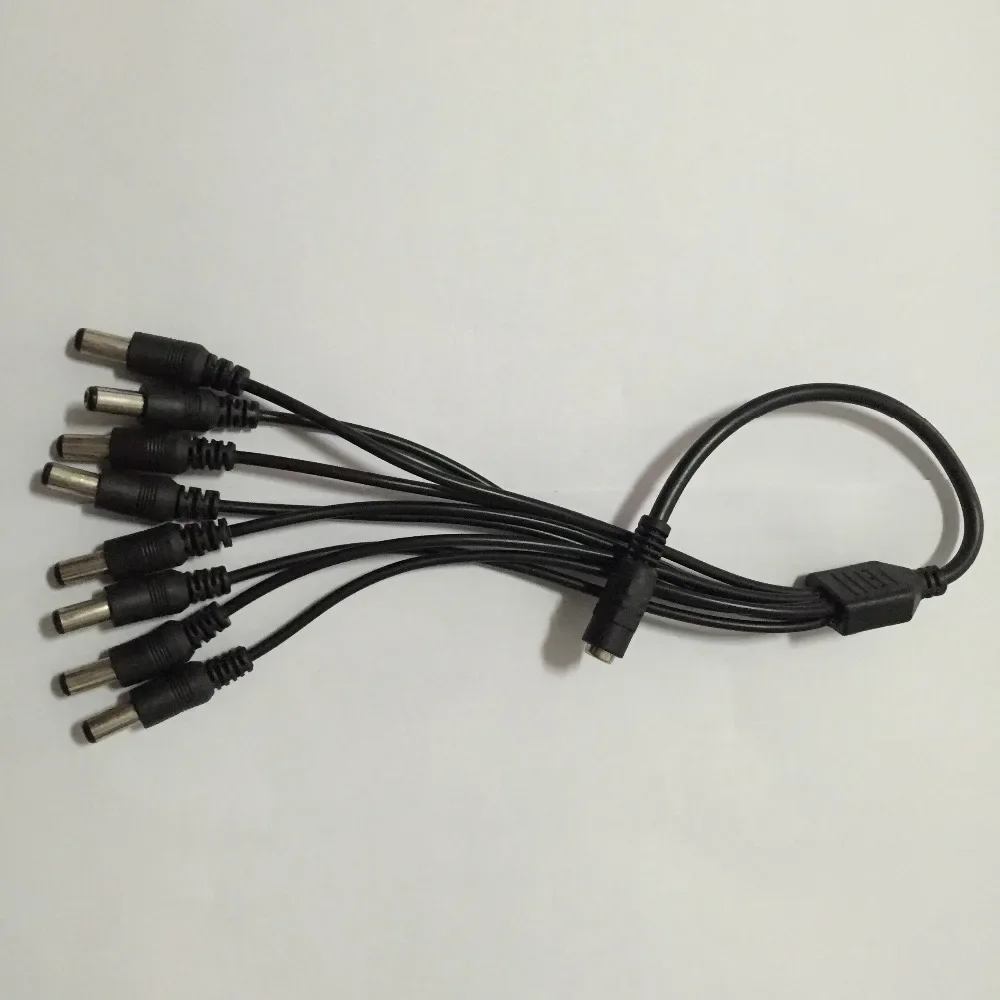 Escam DC 12V 5A Power Supply Adapter + 8 Split Power Cable for CCTV Security Camera DVR Analog AHD TVI CVI camera DVR Systems