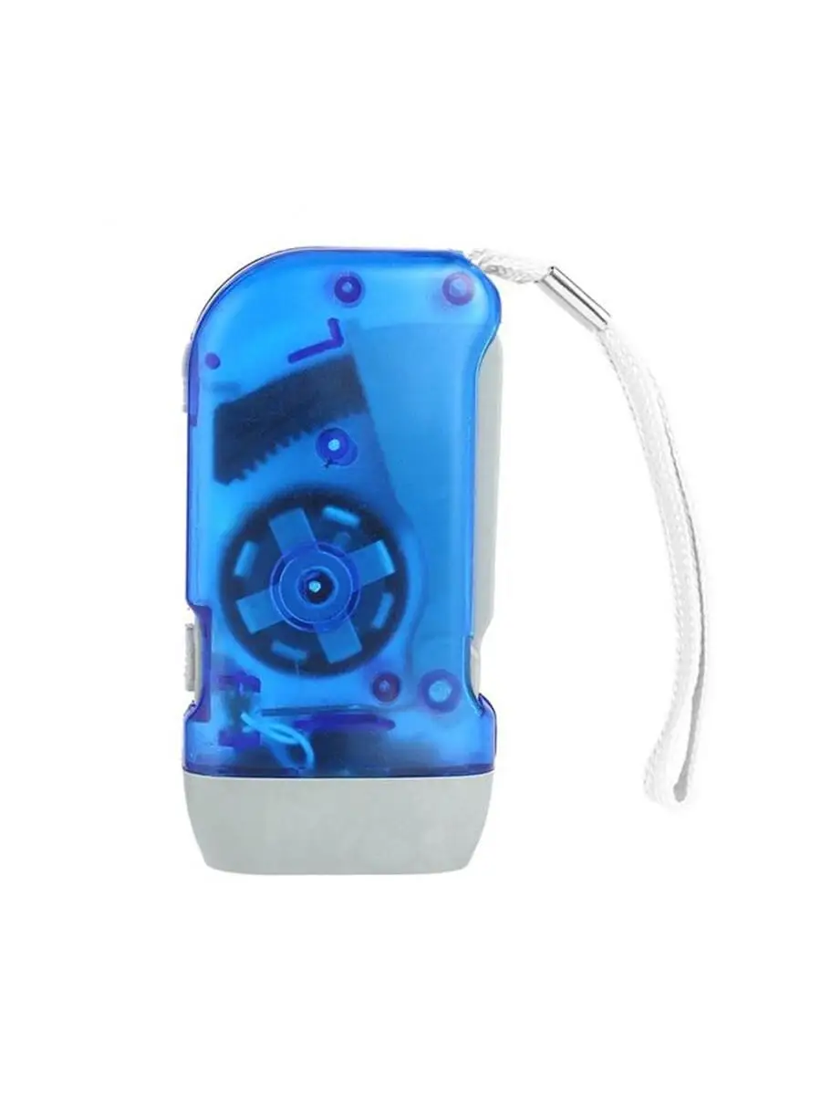 Mão Pressionando Dynamo Poder Crank Wind Up Tocha Luz, lanterna, lâmpada de acampamento, 3 LED, Brand New