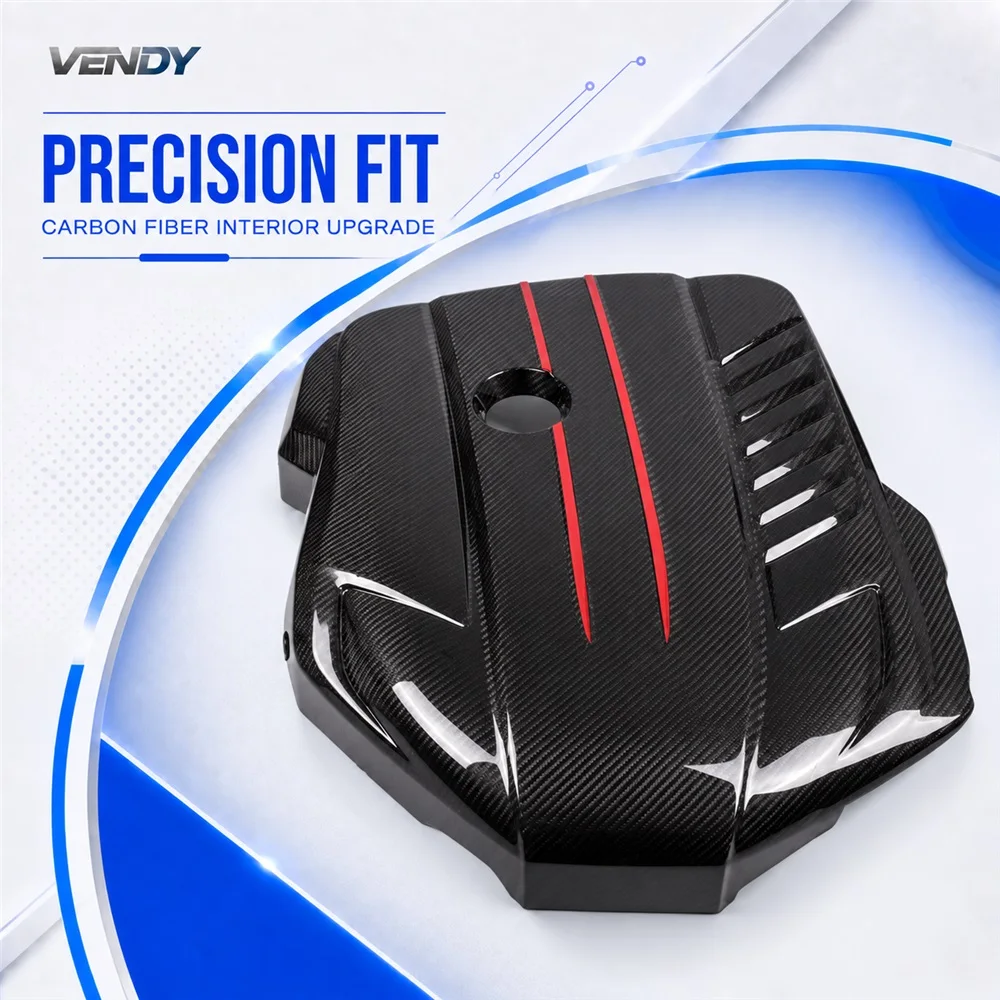 Real Carbon Fiber For Toyota Supra A90 2019-2022 Engine Protective Cover Trim Modified Parts Accessories 2020 2021