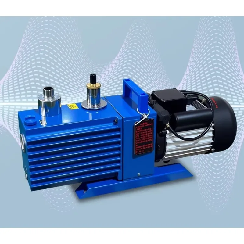 Two-stage direct-connected rotary vane vacuum pump Small industrial air extraction oil pump Three-phase high-speed 2XZ